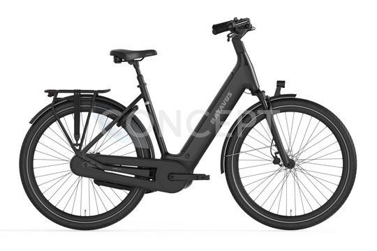 BATAVUS Finez PT Exclusive Plus 2 Lage instap Volcano Black Matt 53cm 2026 (8713568557832)