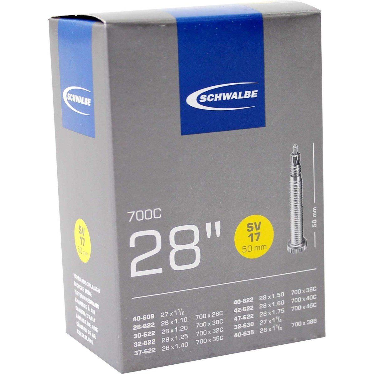 Schwalbe Bib 28x11/4-13/8-11/2-175 sc sv (50) sv17 (4026495733144)