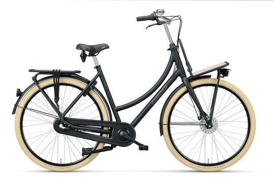 BATAVUS Packd-7 Plus Dames Zwart Mat 61cm 2025 (8713568420761)