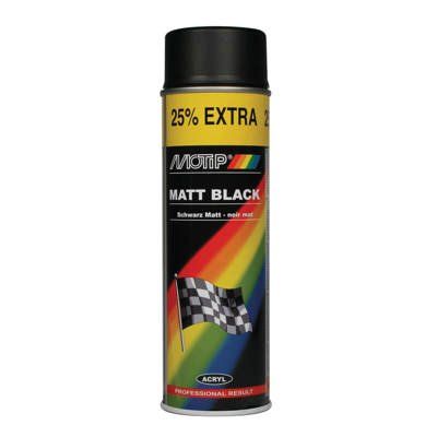 Lak Motip zwart mat spb 500ml (8711347040063)