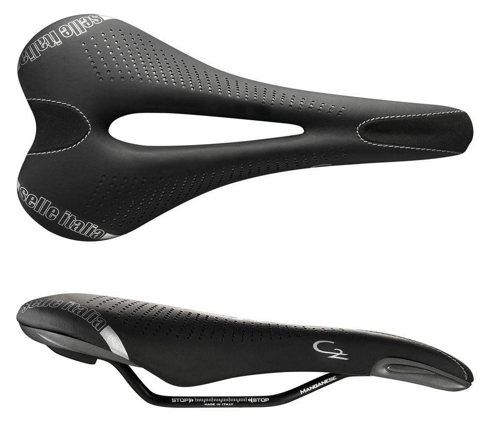 Zadel Selle Italia C2 Gel Flow S2 Helmut Fietstechniek