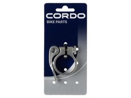 Cordo quick release voor zadelpen 34.9mm zilver