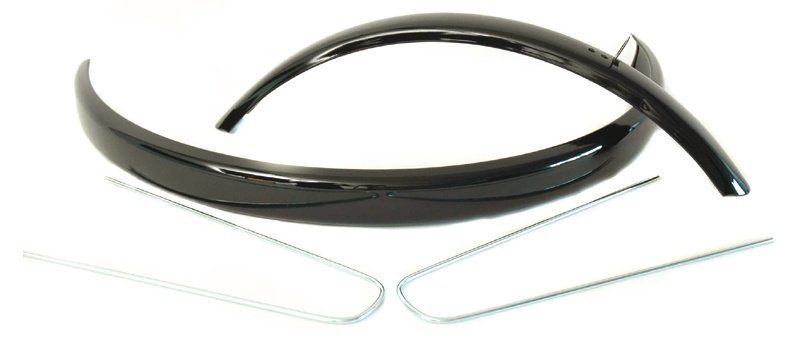 Curana Stel spatborden 28" staal hybride 50mm zwart (8716637003292)