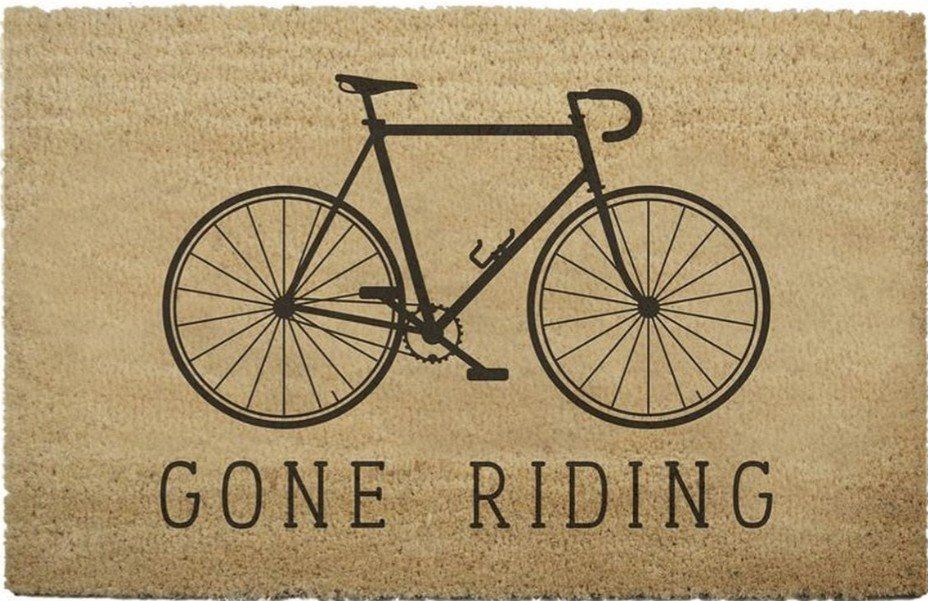 Cyclo cadeau Deurmat Kokosvezel 'Gone Riding' (5055071709432)
