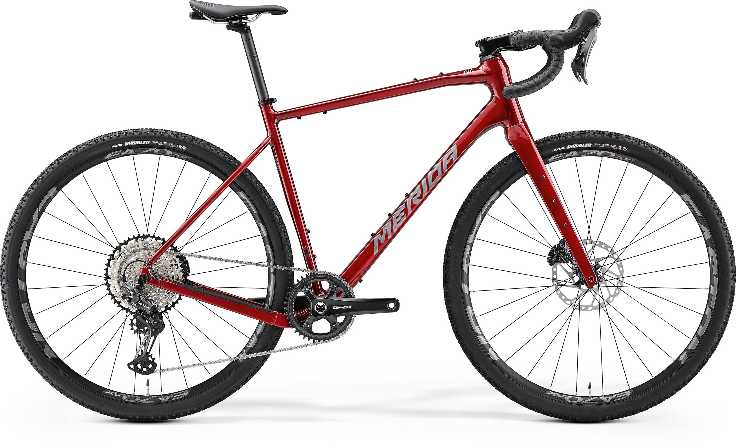 Merida SILEX 700 DARK STRAWBERRY/GREY RED M (4711256494333)