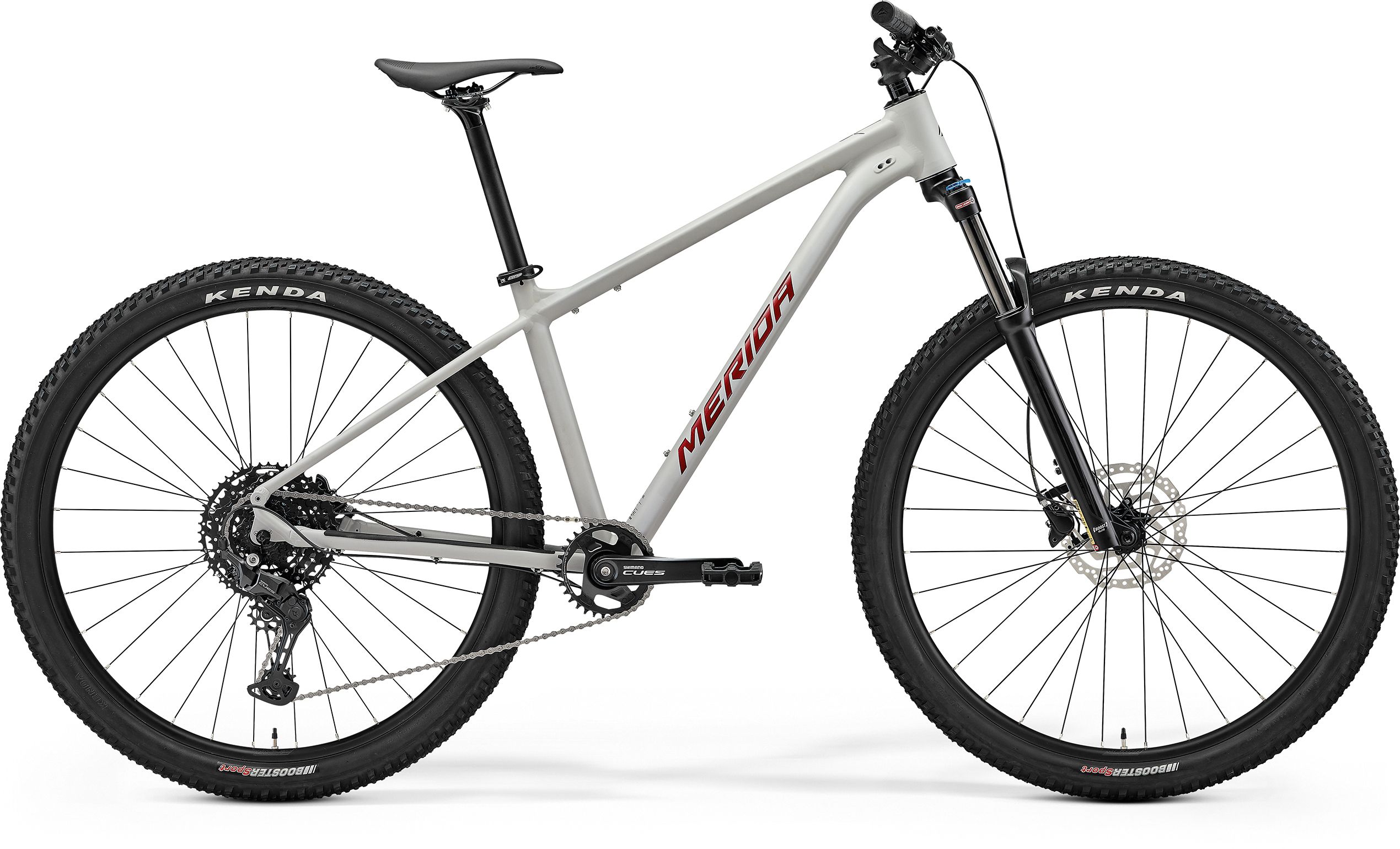 Merida BIG NINE 200 MATT GREY/GLITTER CHERRY M (4711256511221)