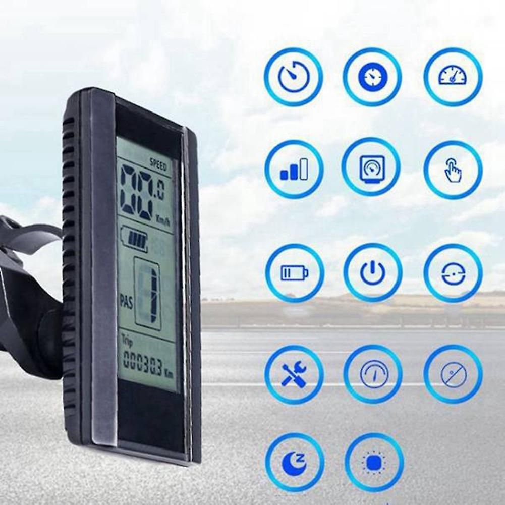 24V 36V 48V 52V 800S LCD-scherm Compatibel Voor BAFANG Controller Voor Elektrische Fietsmodificatie 24V 36V 48V 52V 800S LCD-scherm Compatibel Voor BAFANG Controller Voor Elektrische Fietsmodificatie