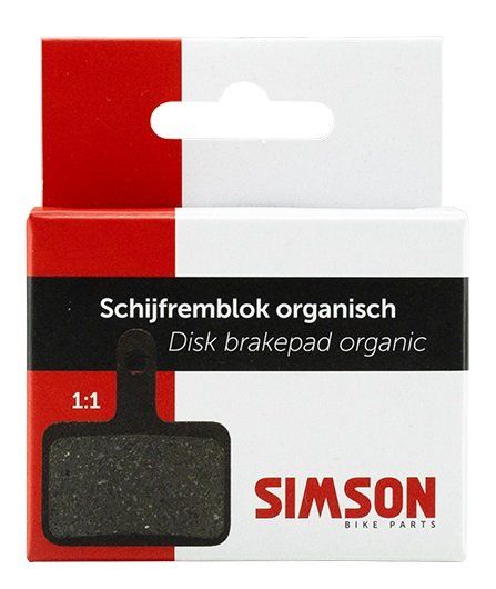 Simson schijfremblok organisch Shimano/Tektro (8711646933820)