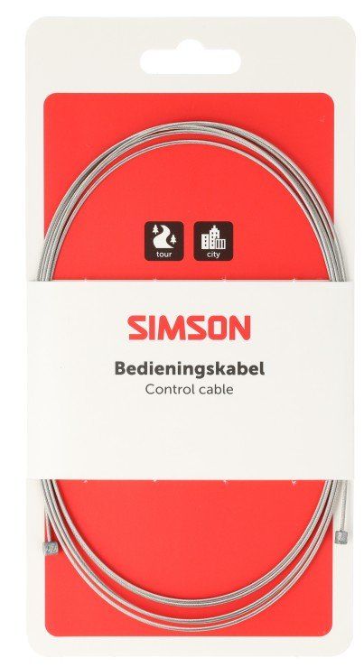 Simson schakel binnenkabel rvs 2.25m (8711646935466)