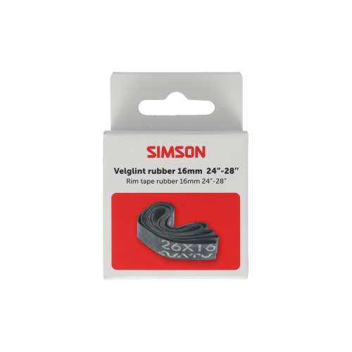 Simson velglint 24/28 rubber 16mm (8711646937002)