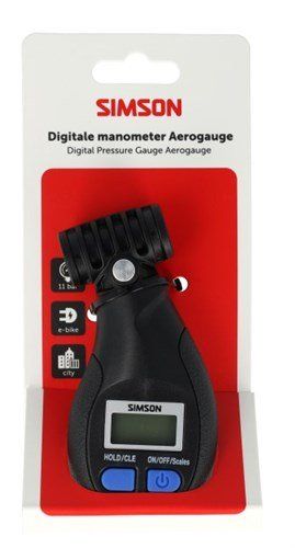 Simson digitale manometer Aerogauge (8711646934407)