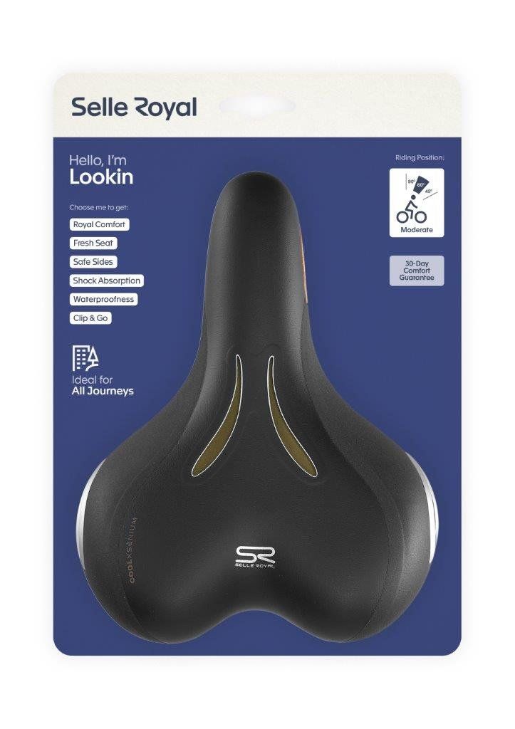 Selle Royal zadel Look In Moderate 5235 uni zwart (8021890578990)