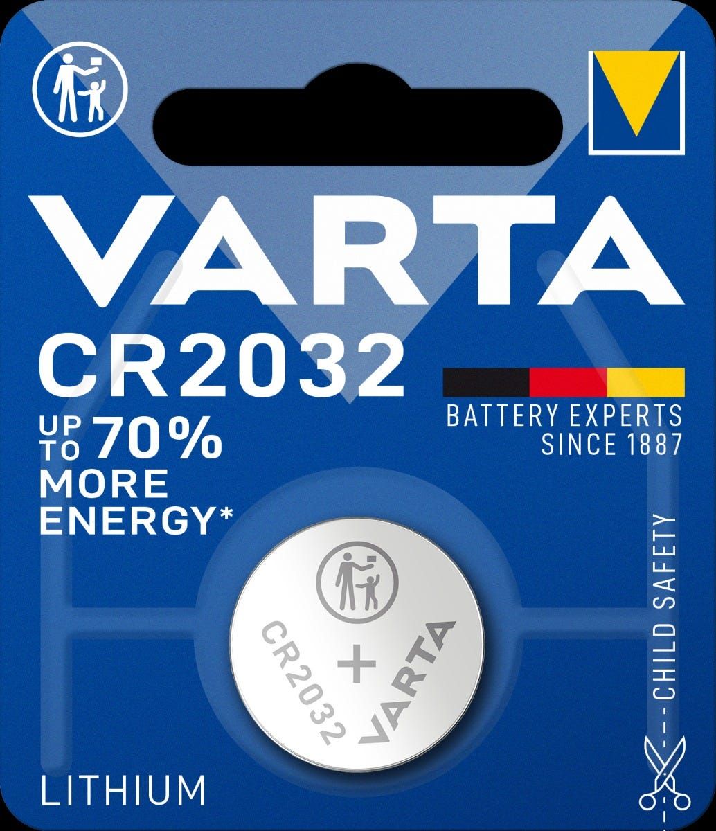 Varta batt CR2032 lith 3V krt (1) (4008496276882)