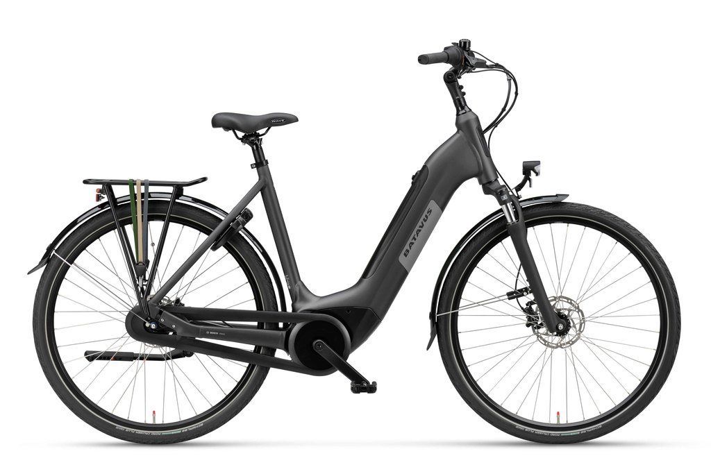 BATAVUS Altura E-go Power Dames Zwart Mat 56cm 2023 (8713568461115)