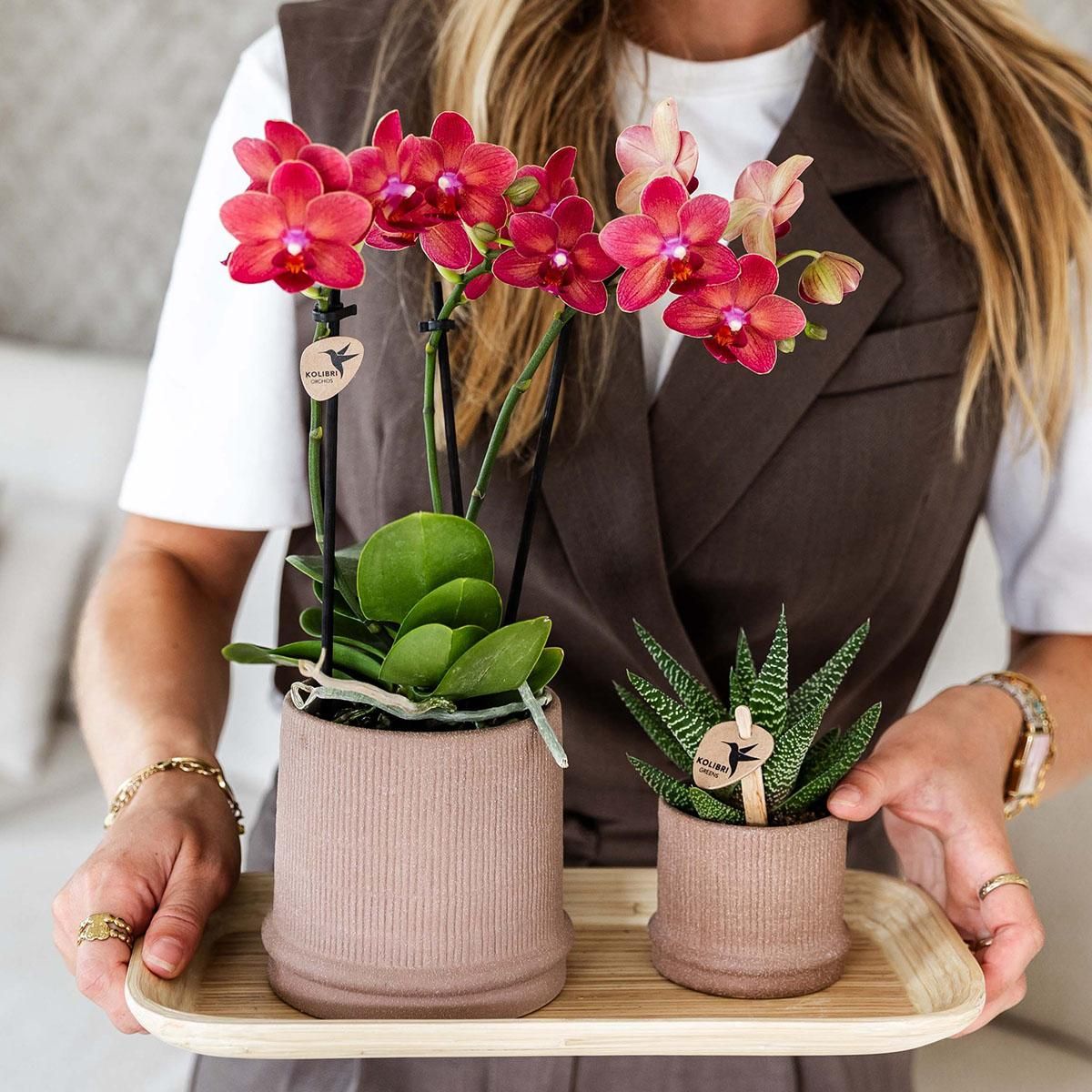 Kolibri Home | Bali sierpot - Sand - Ø9cm (8785279224044)