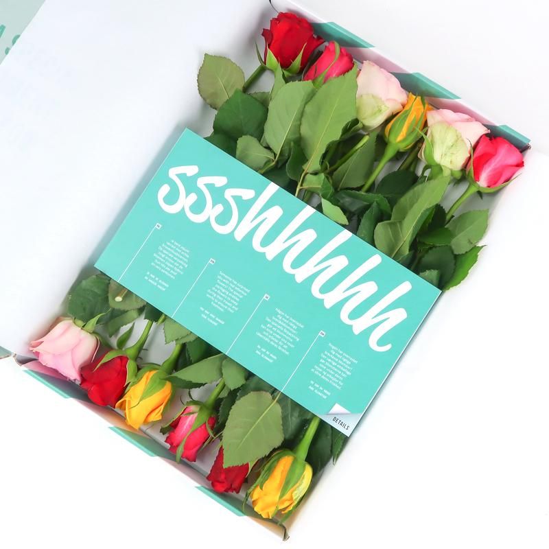Colorful Roses - brievenbusboeket kleurrijk (7424918354346)