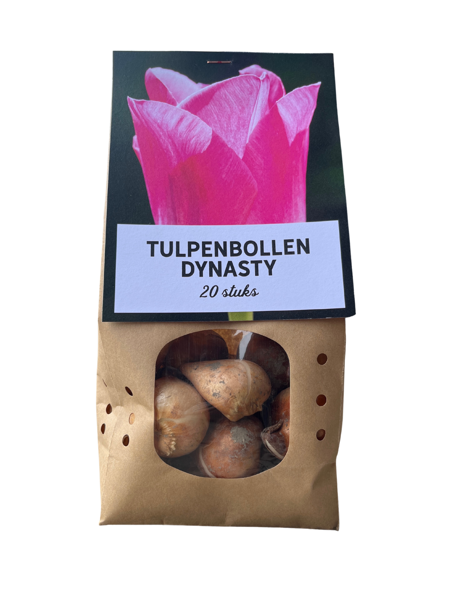 Tulpenbollen Dynasty – 20 Stuks | KH Bloembollen® | Roze Tulp – Elegant & Vol – Voor Tuin of Pot – Maat 11/12 – Vers van de Teler (08720256864653)