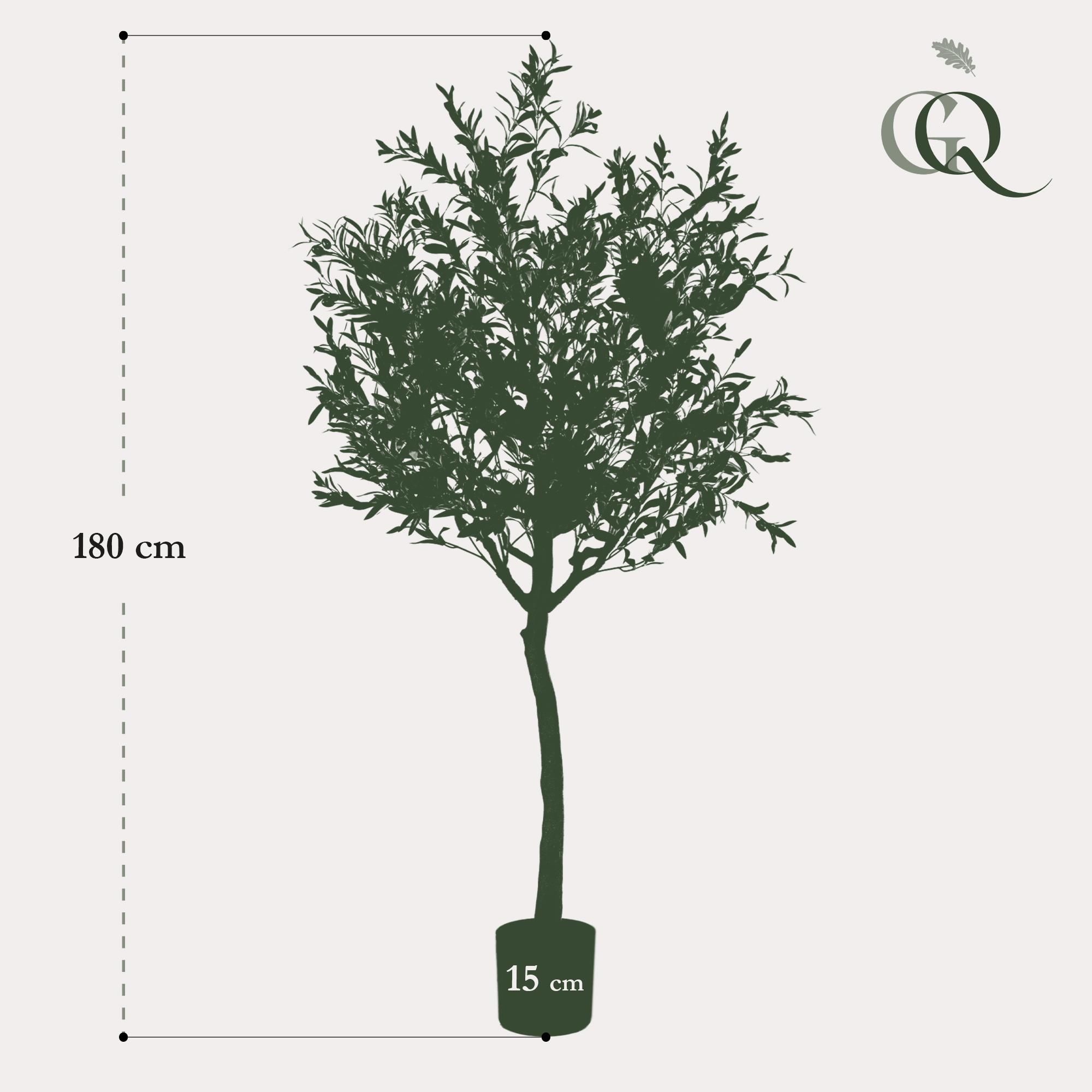 Kunst Olijfboom - Olea europaea - Olijfboom - 180 cm (8720872540542)