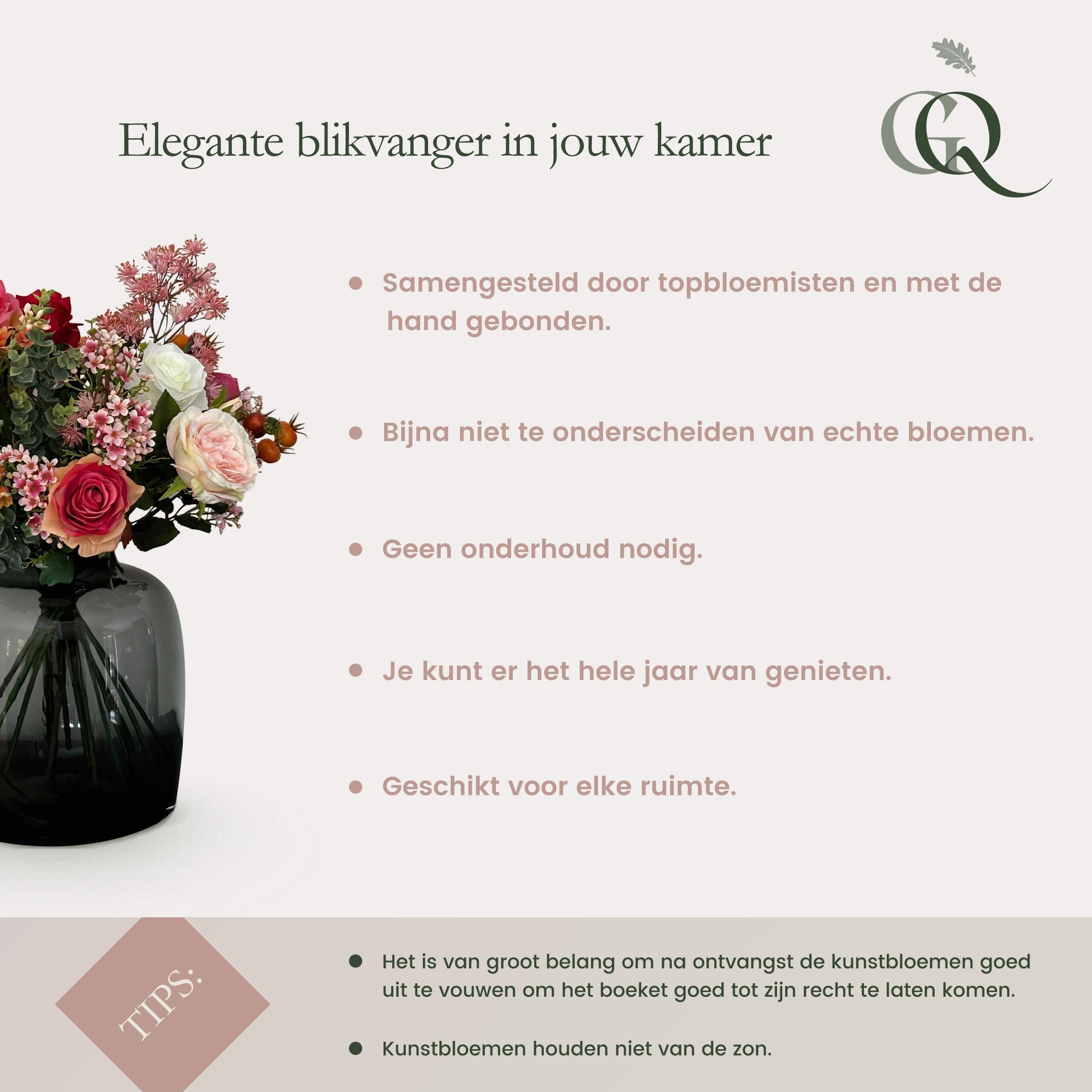 Kunstbloemen - Boeket XL - Electric Love (8720872541655)