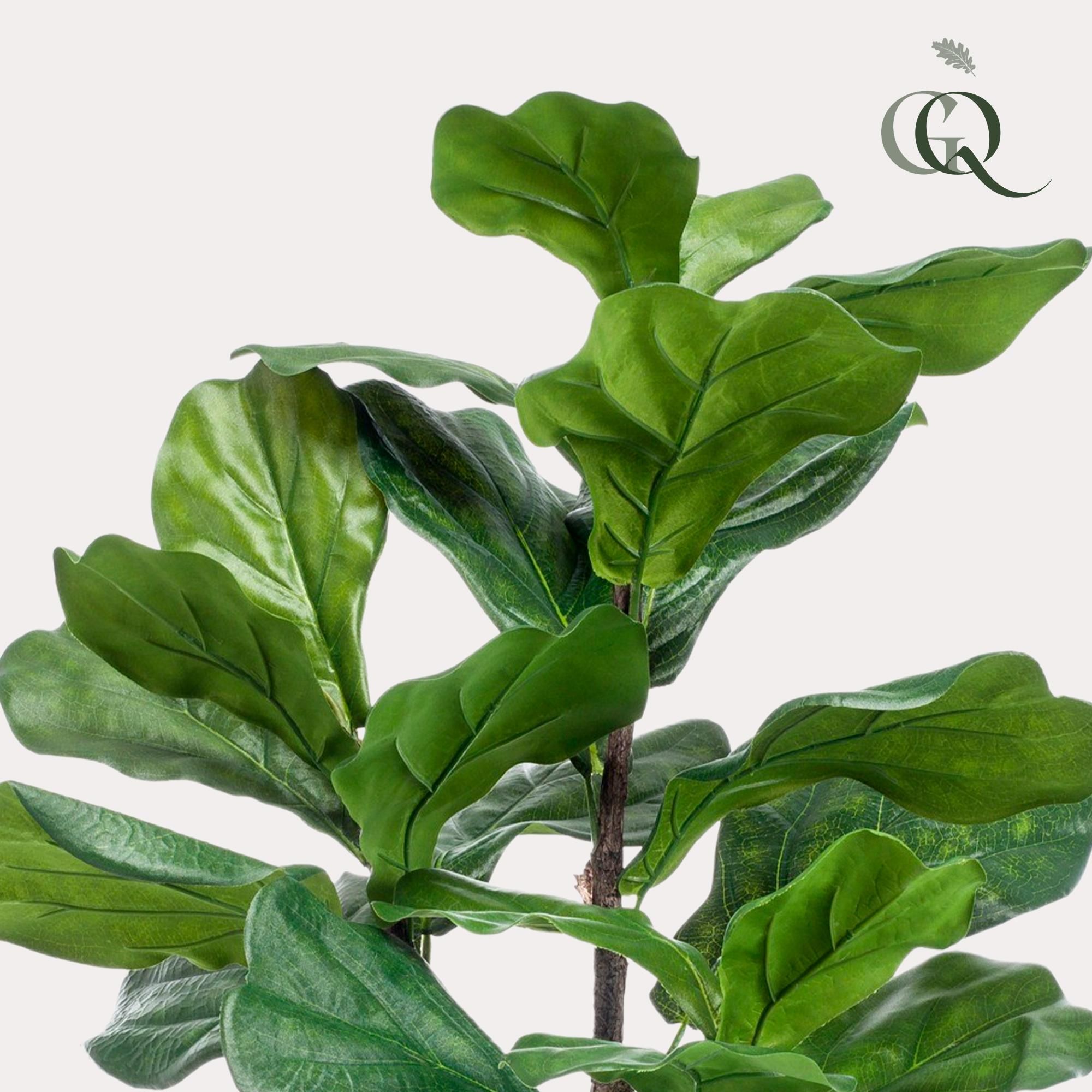 Kunstplant - Ficus Lyrata - Tabaksplant - 90 cm (8720872540337)