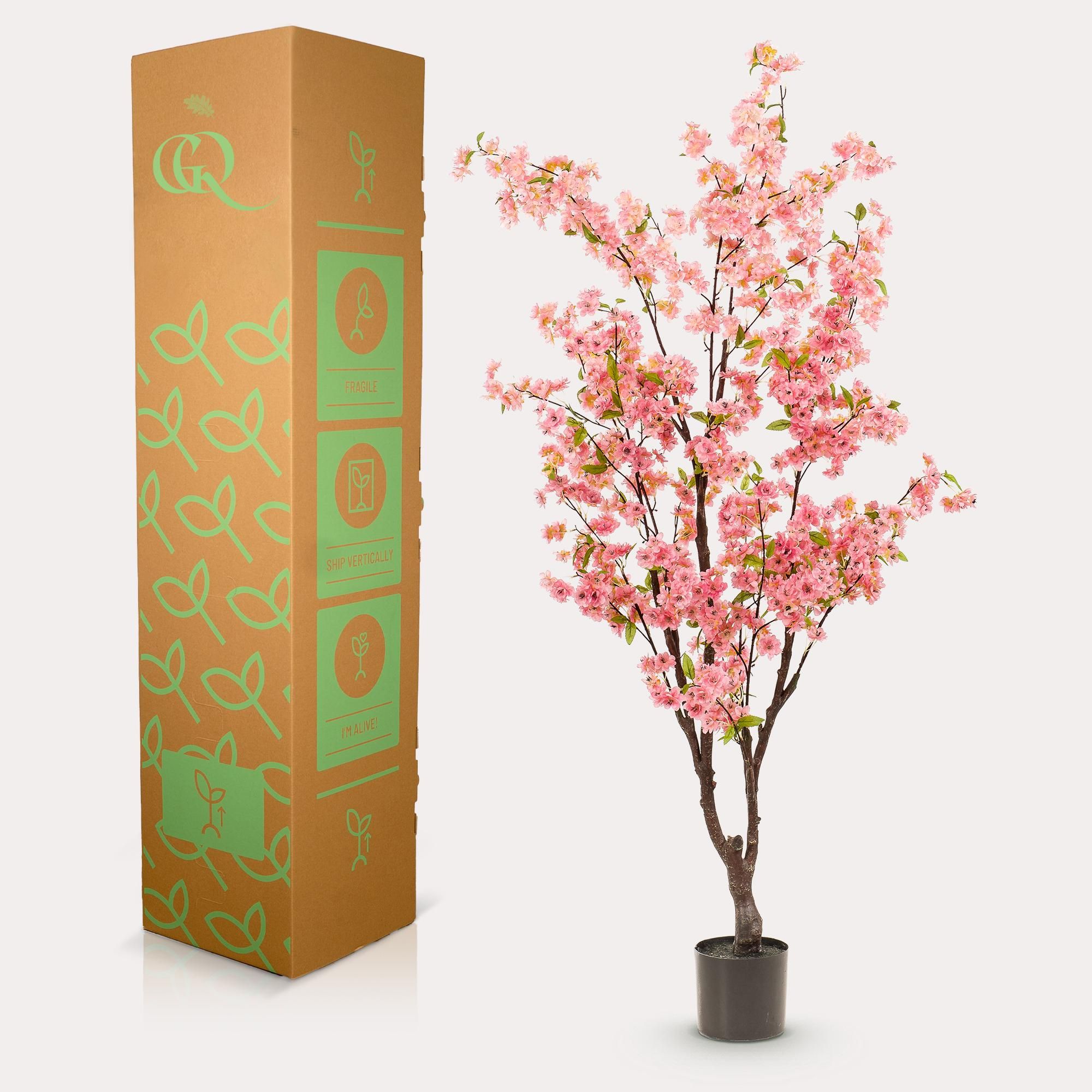 Kunstplant - Prunus - Kersenbloesem - Roze (8720872541693)