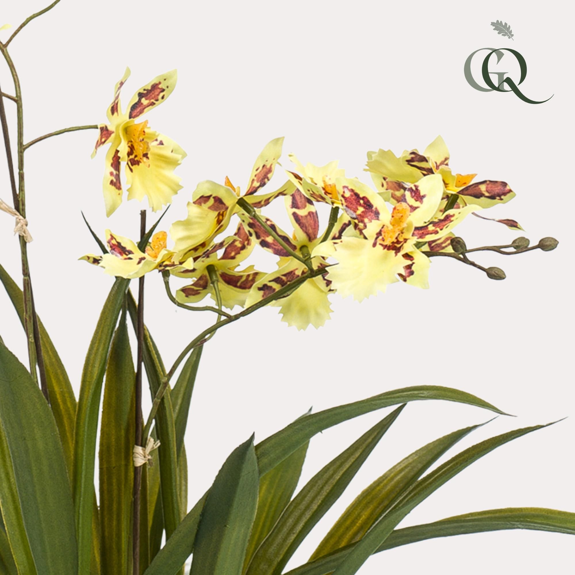 Kunstplant - Orchidee - Geel (8720872541754)