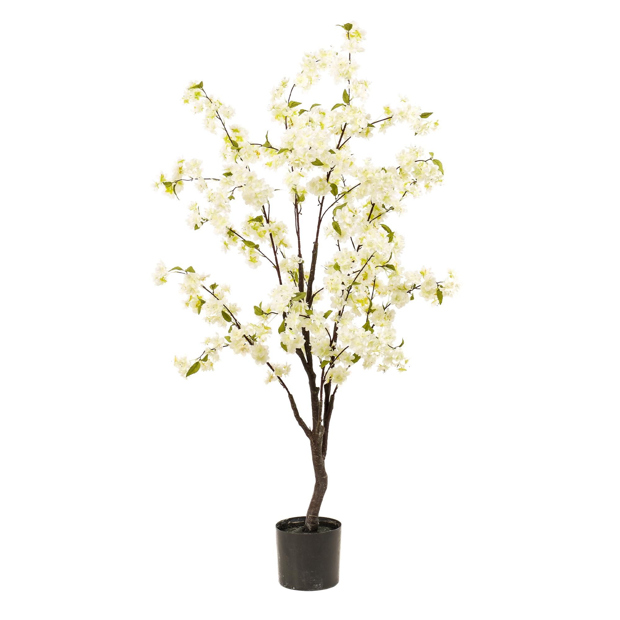 Kunstplant - Prunus - Kersenbloesem - Wit (8720872541723)