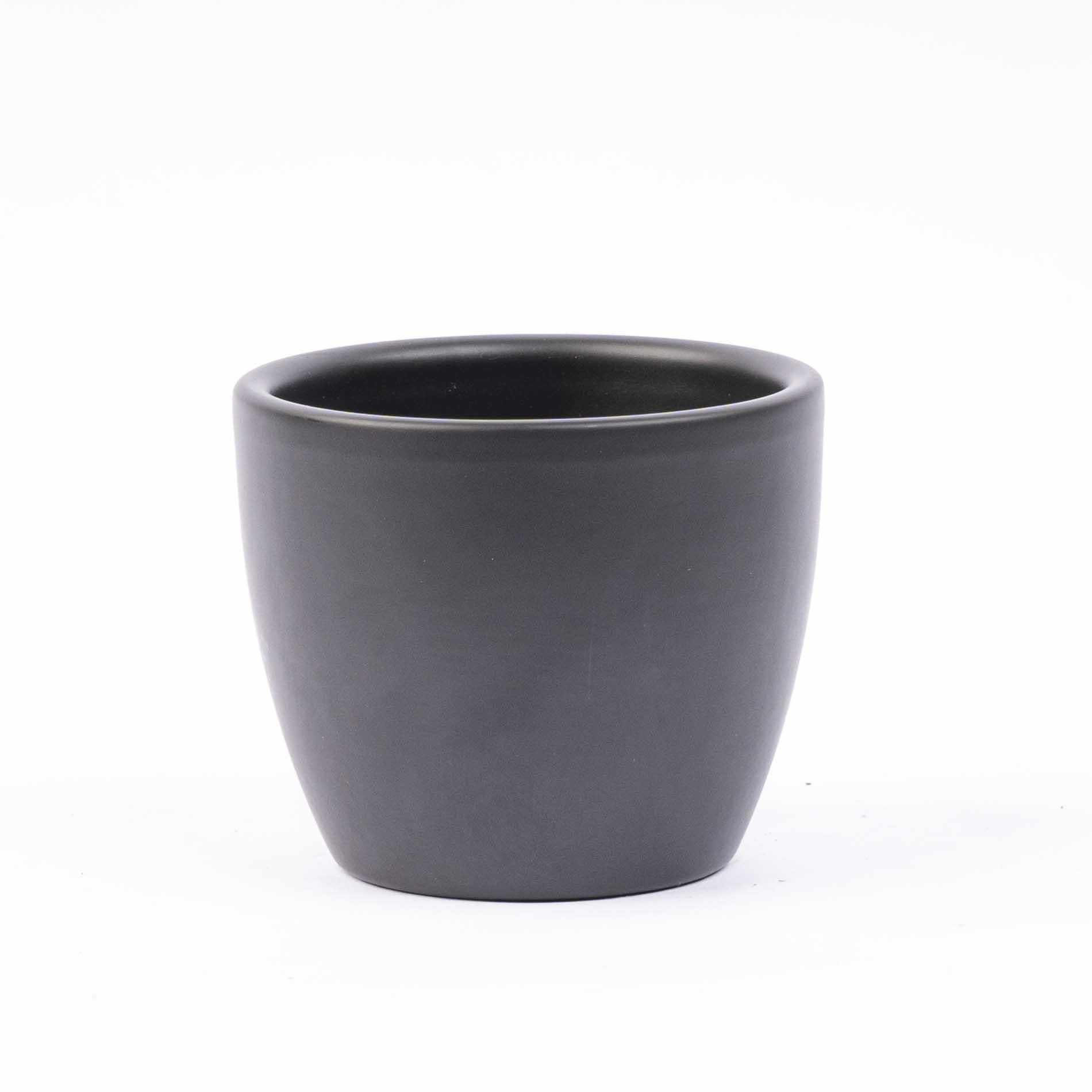 Mini-kerstboom set 6 - inclusief Boule Antraciet pot (8720872023465)