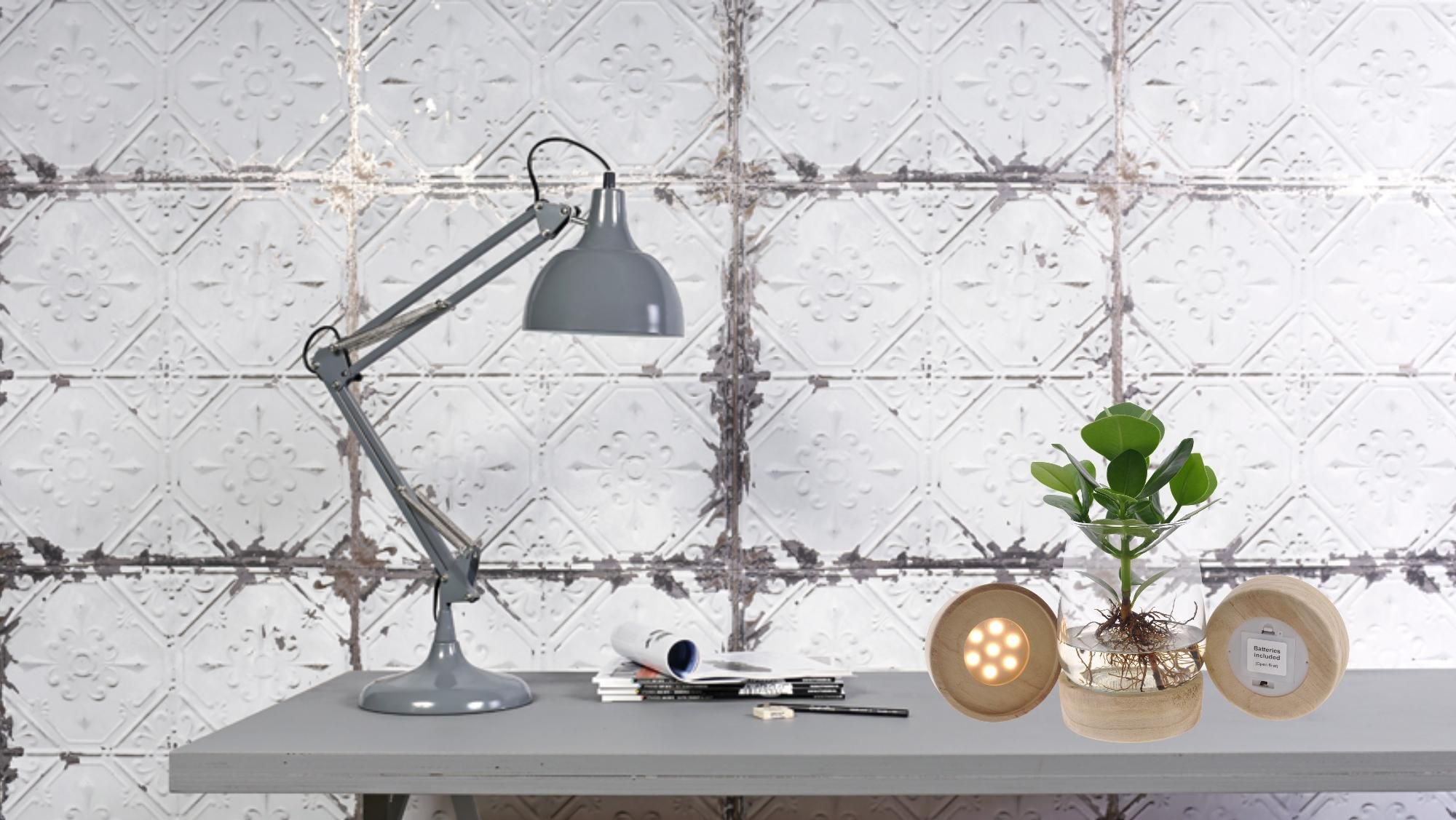 Clusia In Kingston Glas + LED (11327)