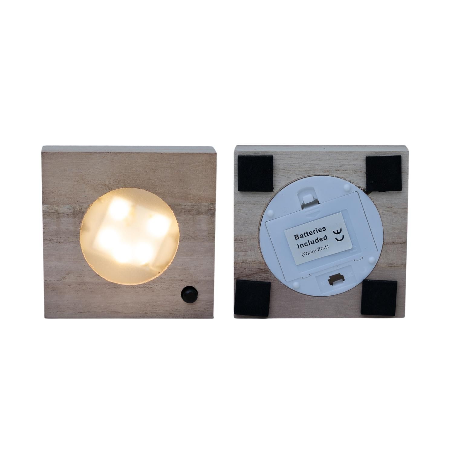 Clusia in Samoa glas met LED verlichting (8720634287449)