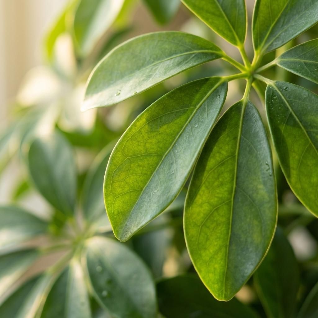 Schefflera Arab Nora met Potter wit (8721042063564)