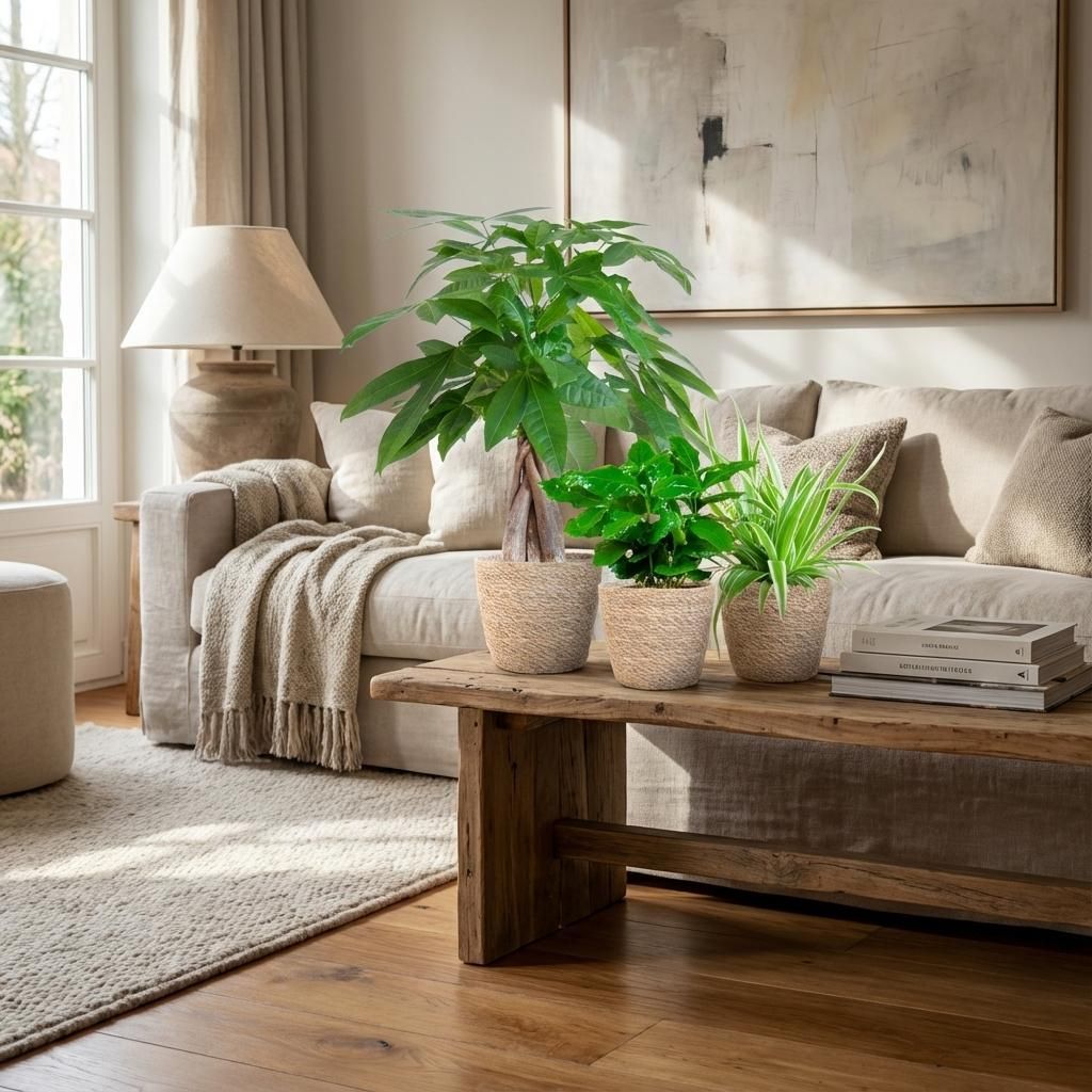 Diervriendelijke Plantenbox - klein - met Mand Zeegras naturel - Ø12 (8721042063960)