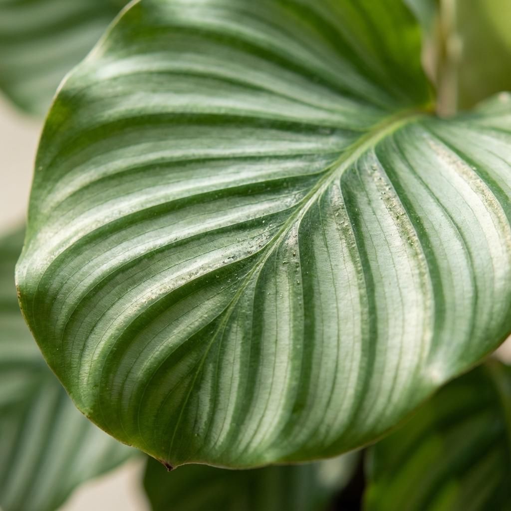 Calathea Orbifolia met Zeegras mand naturel (8721042063151)