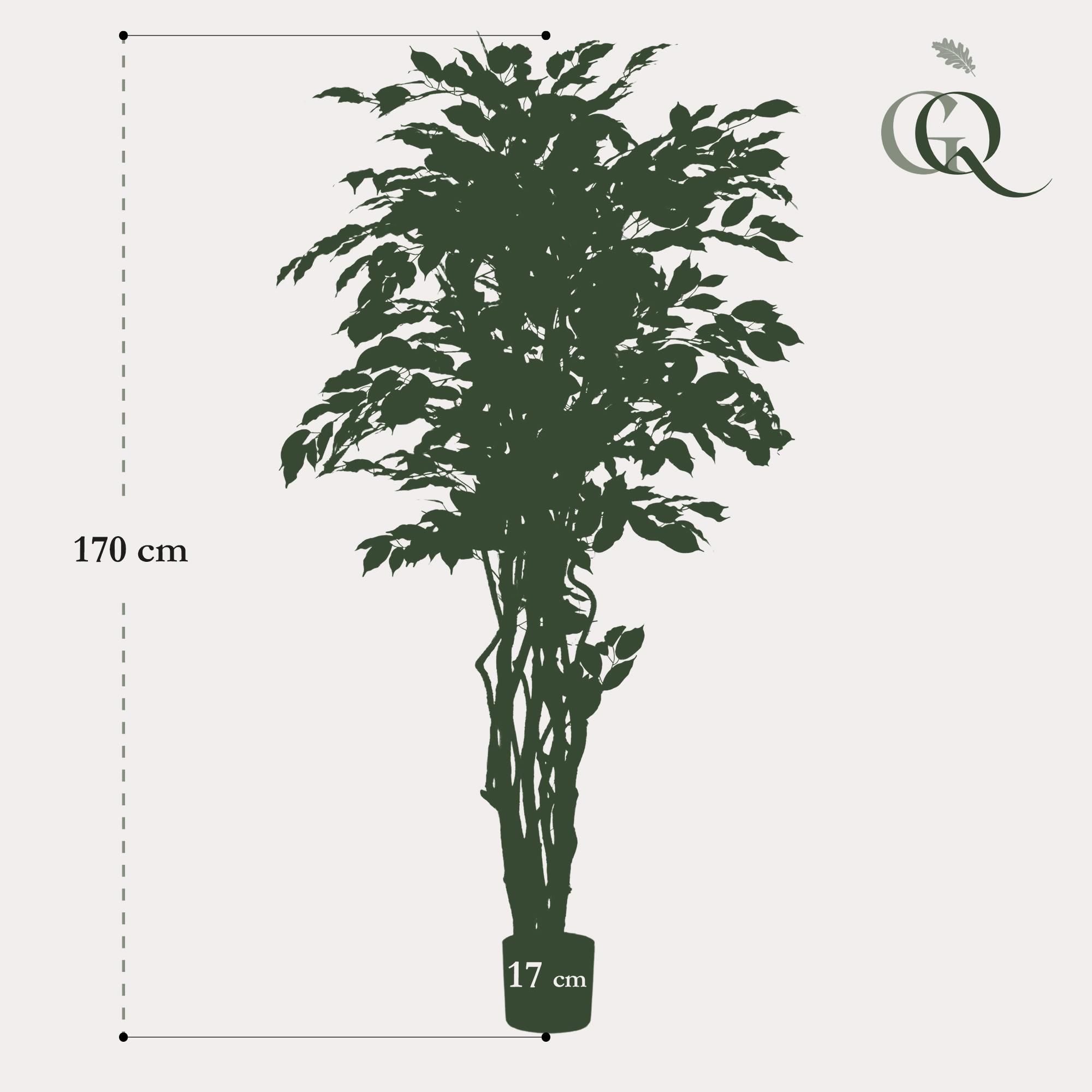 kunstplant - Ficus liana - Vioolbladplant (8720872542249)