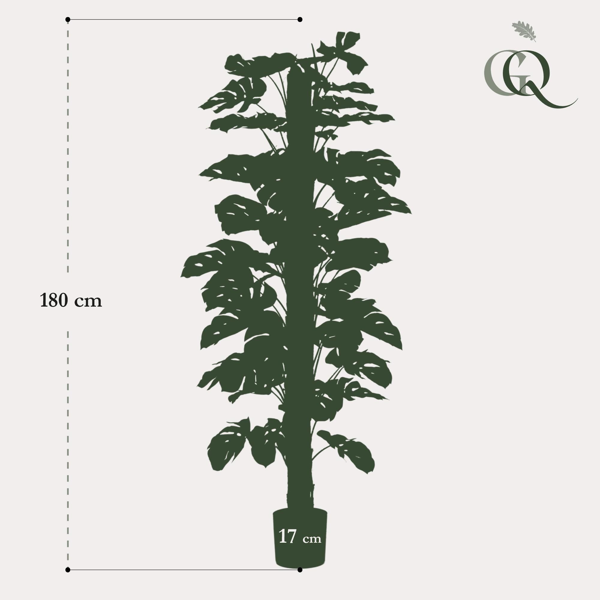 Monstera Deliciosa - kunstplant - 180 cm (8720872540474)