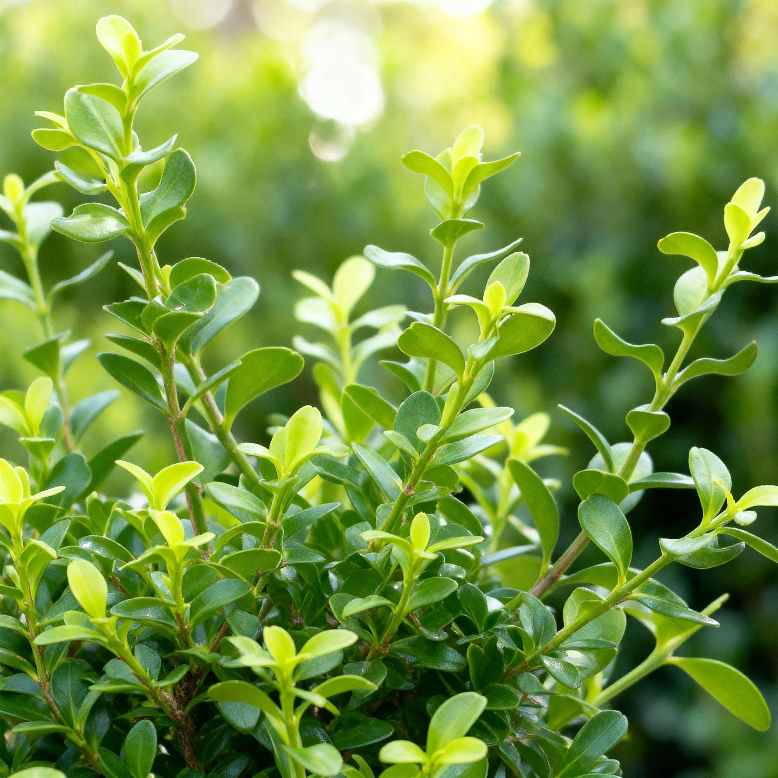 Buxus Haag - BetterBuxus Babylon Beauty - Resistant tegen de Buxus schimmel - 16 planten - 2 strekkende meter - pot 9cm hoogte 20-25 (8720862103535)