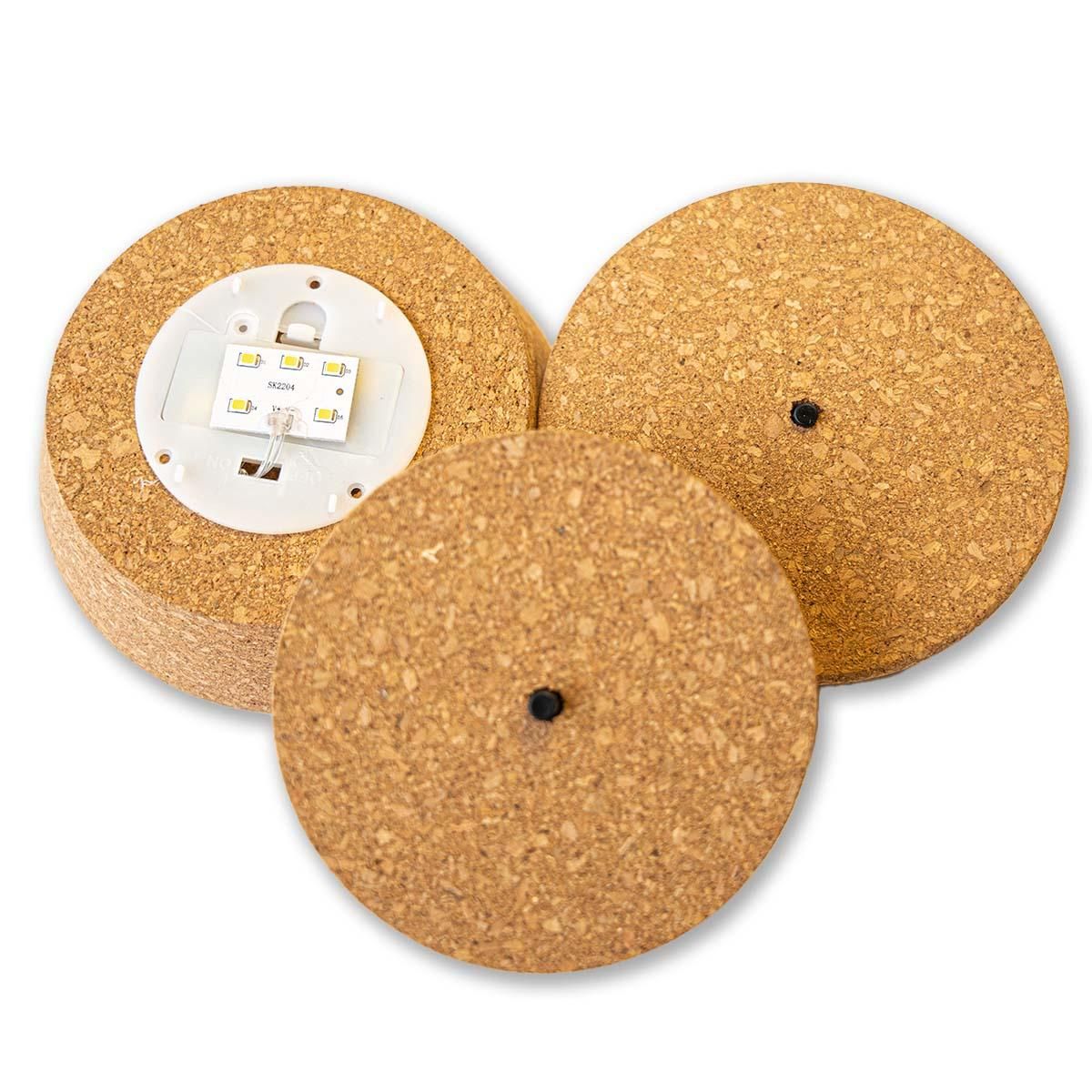 Led kurk S - Kurk met verlichting - LED lamp voor terrarium - 10,3 x 9 x 2,7 cm (8720872022765)