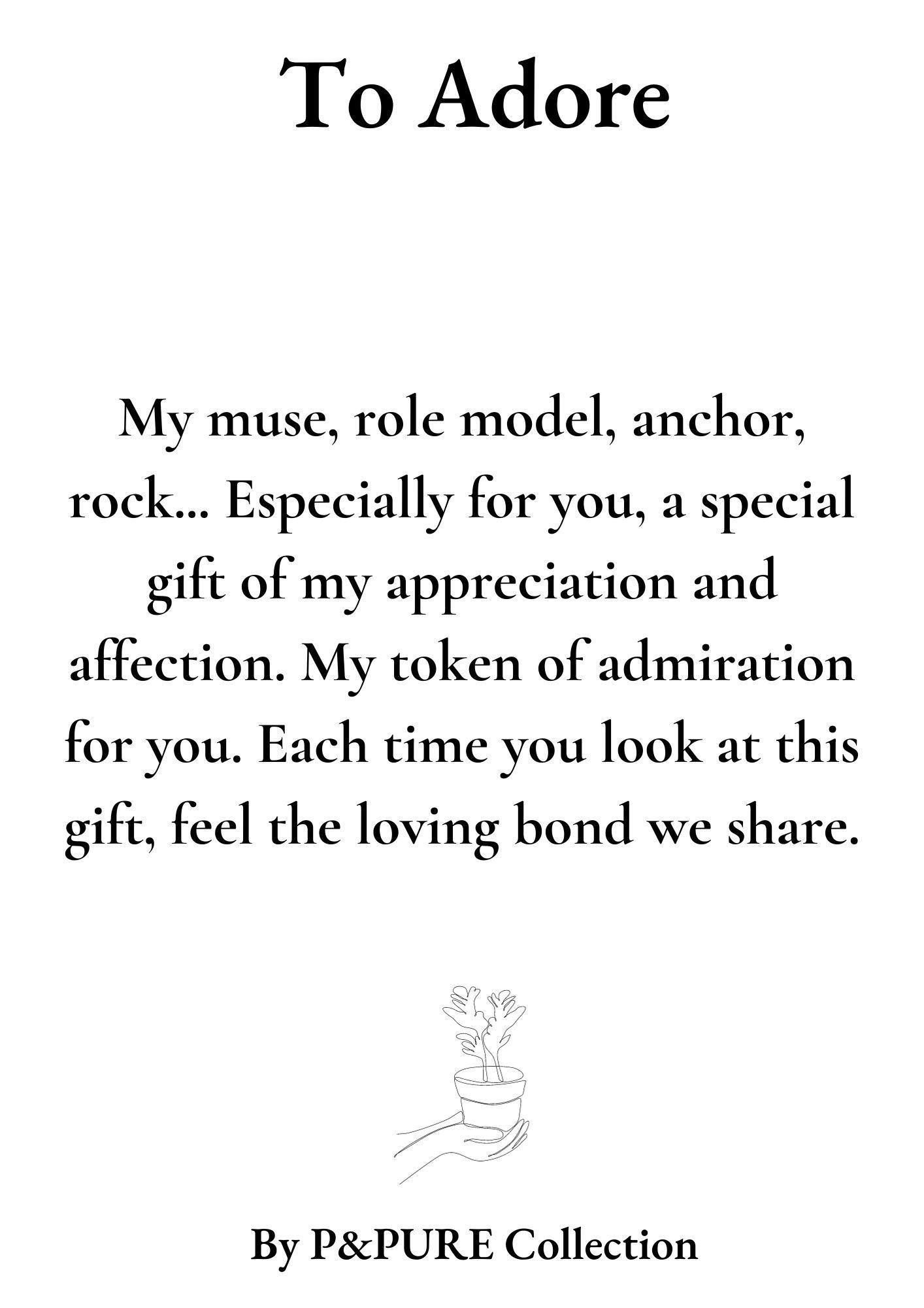 Ananas Rosita Gift "To Adore" WITH GREETING CARD! (53323)