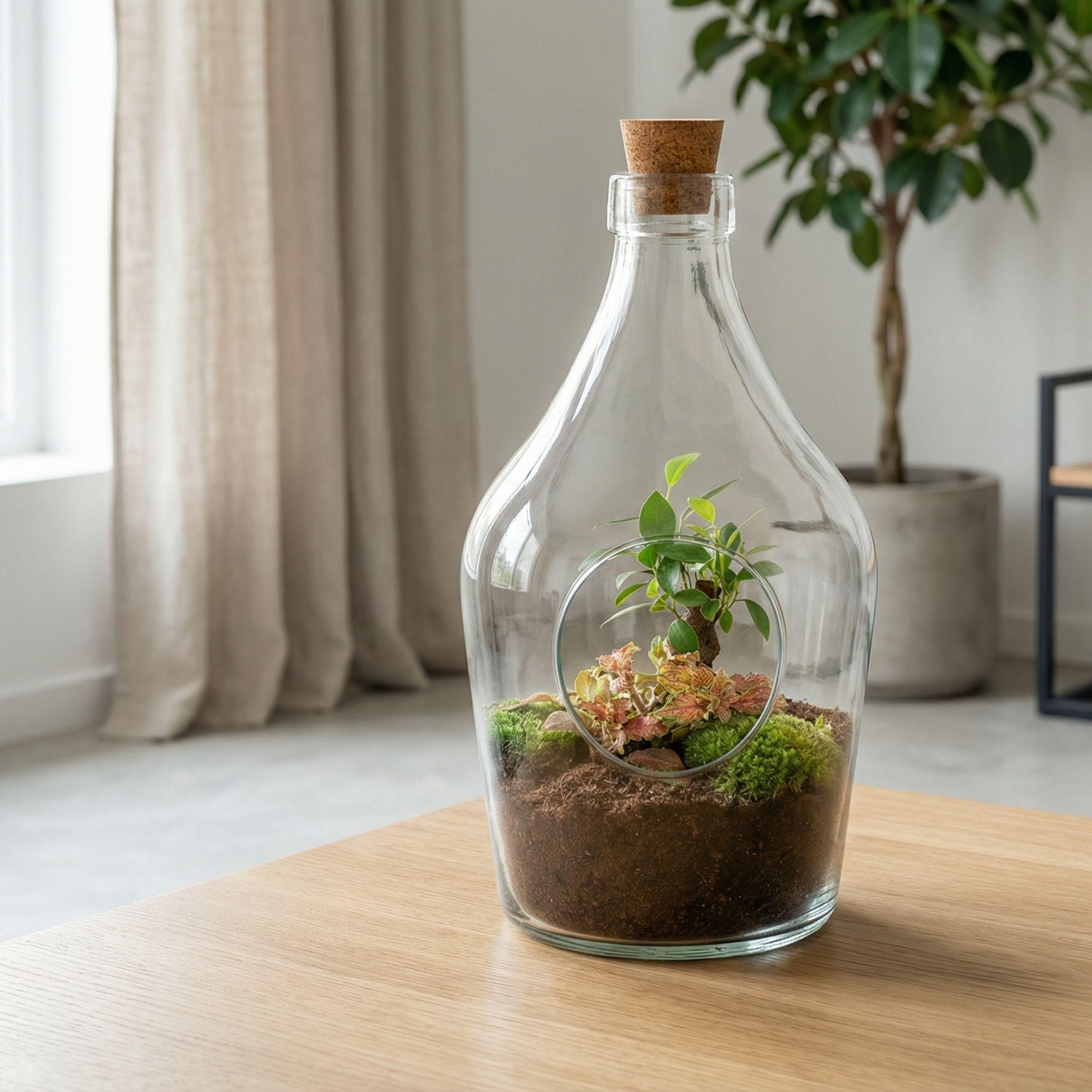 Open terrarium John - Bonsai & Ruby Lime ↑ 30 cm (8720872025391)