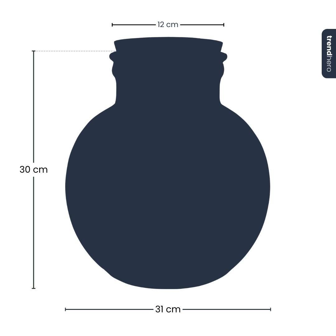 Terrarium fles met (LED) kurk - Bolder Bob - Ø 30 cm ↑ 31 cm - Met LED-kurk (53749)