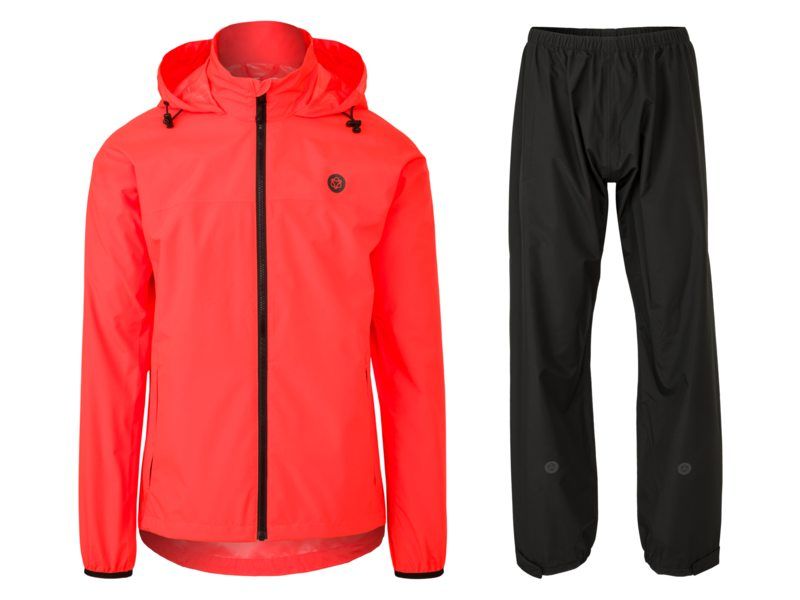 Agu go rain suit essential hi-vis neon red m (8717565912496)