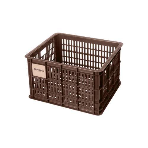 Basil fietskrat M brown 29.5L recycled (8715019211393)