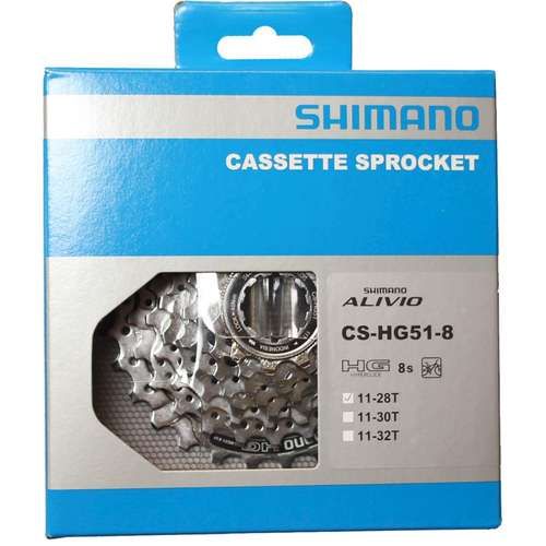 Shimano cassette 8v 11/28 HG51 (4524667675693)