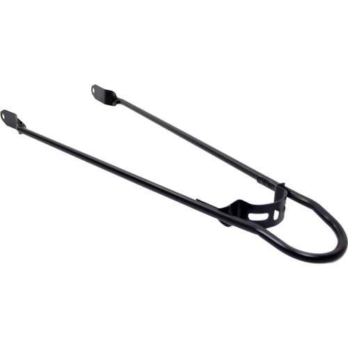 Merkloos spatbordstang achter bumper 28 pad bev 6mm mat zwa (8716637018623)