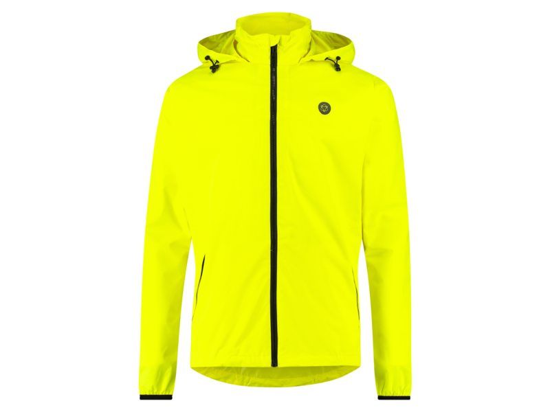 Agu go rain jacket essential neon yellow l (8717565658646)