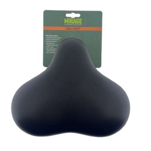 Mirage rokzadel Shorty met vering zwart (8716812607086)