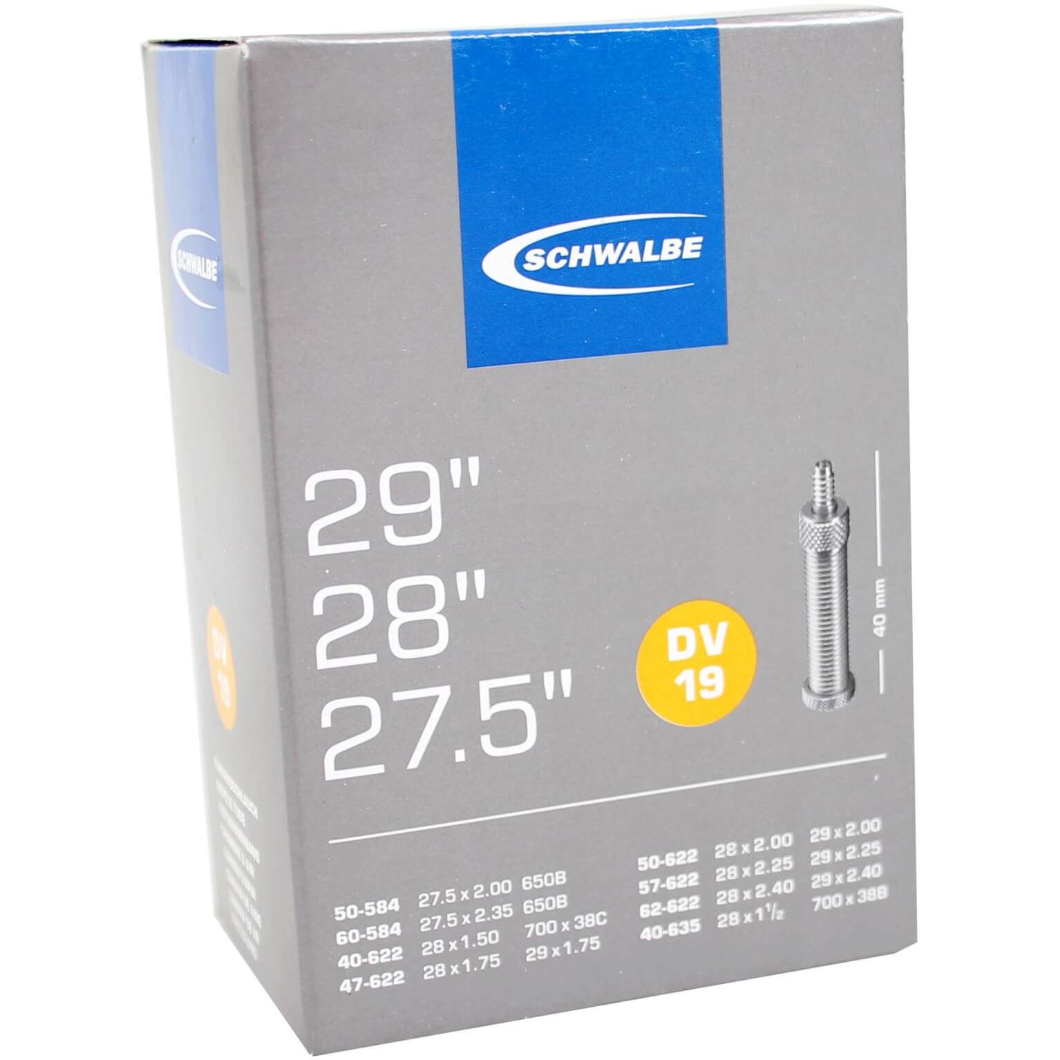 Schwalbe DV19 (40/62-584/635) DV 40 mm 10462831 (4026495930888)