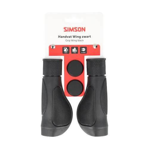 Simson handvatten Wing zwart (8711646936166)
