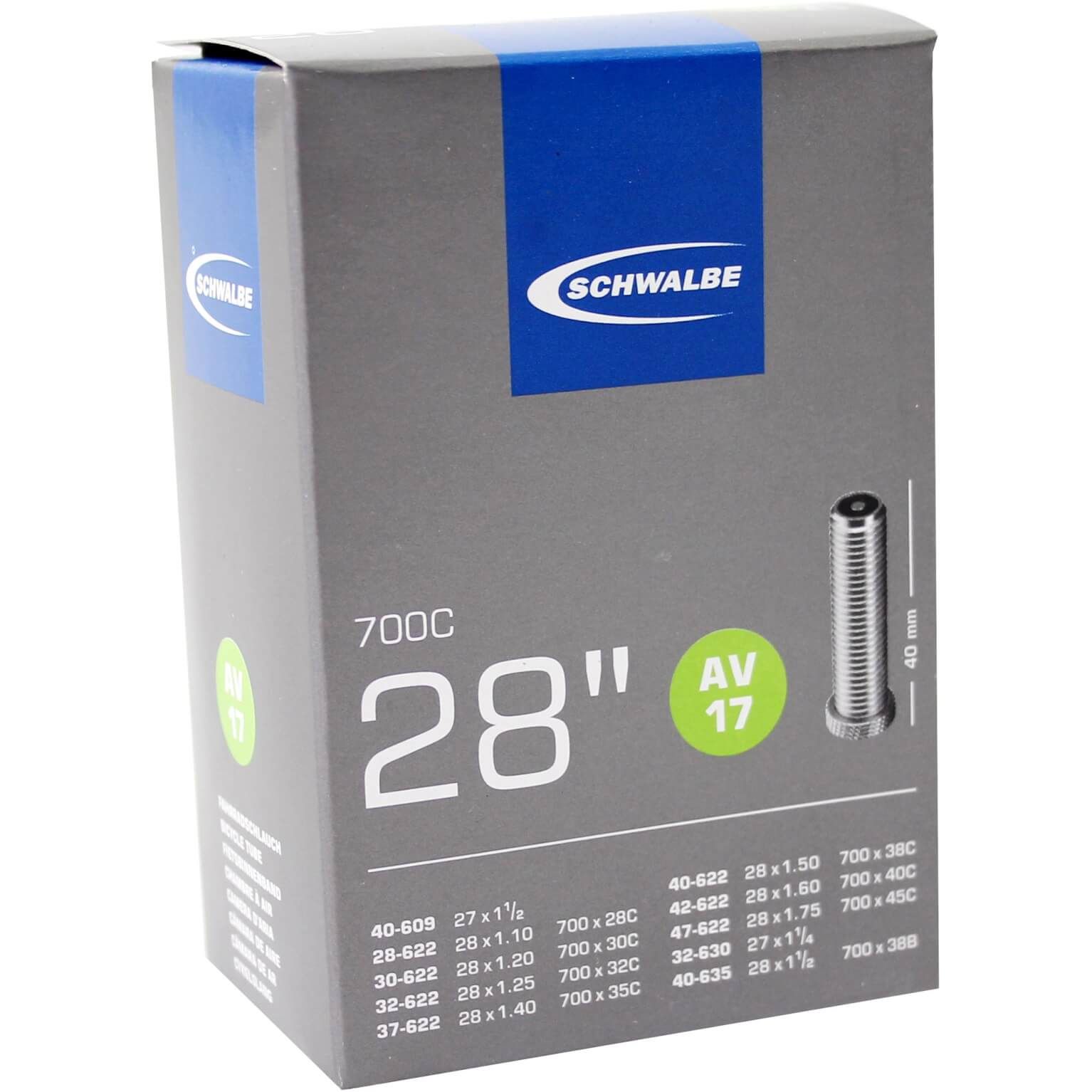 Schwalbe AV17 (28/47-622/635) AV 40 mm 10462230 (4026495929240)
