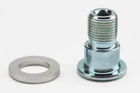 Brompton Replacement folding pedal axle/bolt - LH thread (Steel) (5053099019038)